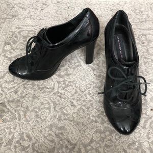 Patent leather pumps